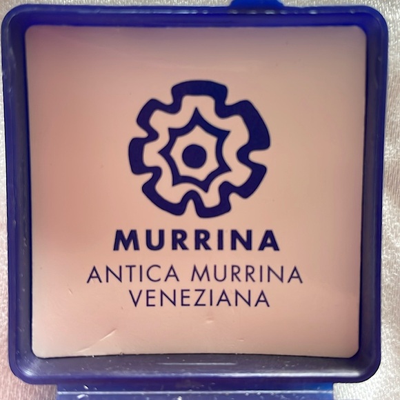 Antica Murrina Veneziana Murano Glass Pendant Blue Millefiori, Asymmetrical LG - Picture 2 of 4